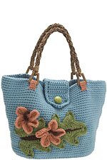 Hawaiian Motif Crochet Handbag Pattern